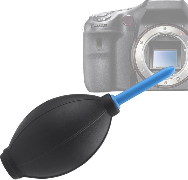 XMSJ Kamera-Luftgebläse mit weicher Spitze und starkem Luftstrom als Staubreiniger für DSLR-Kameras, Objektive und Sensoren in Schwarz, Weiß oder Transparent - Bild 1