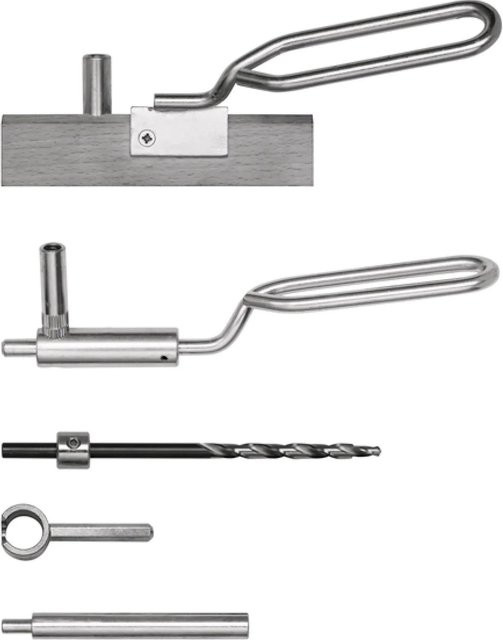 SFS Stockanschlagwerkzeug für Einbohrbänder mit einem Durchmesser von 16 mm in Silber - Bild 1