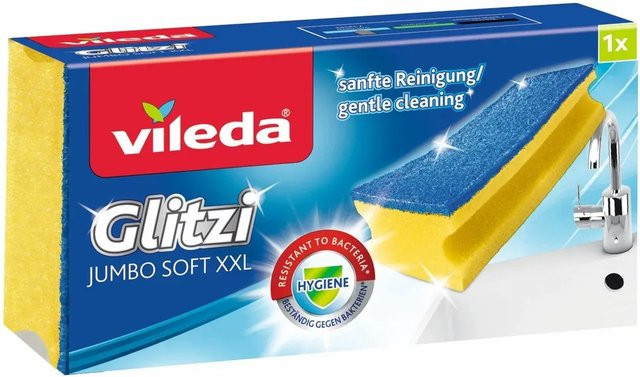 Vileda Reinigungsschwamm Glitzi Jumbo Sanft - Bild 1