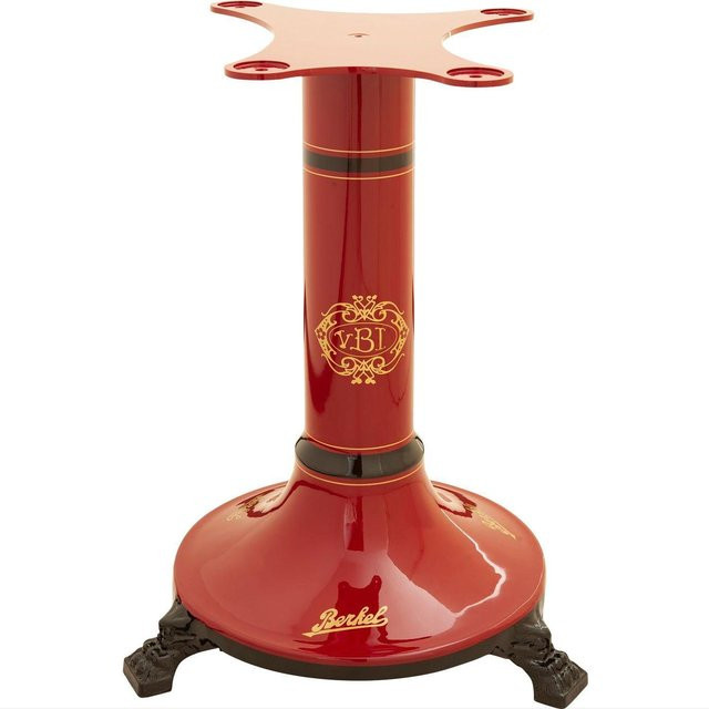 Sockel für Schwungradmaschine Berkel B3 Tribute B114 BS300 rot, B/T/H: 78,0 x 58,0 x 58,0 cm - Bild 1