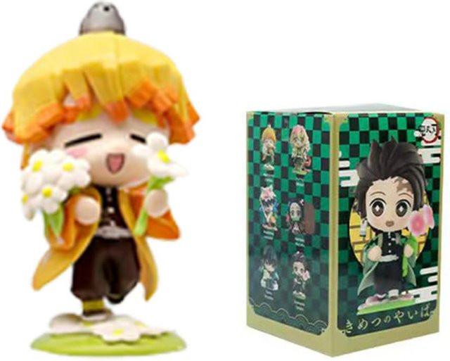 Yiran toy 1 Kimetsu no Yaiba Tanjiro Kamado Nezuko Figur Blind Box - Bild 1