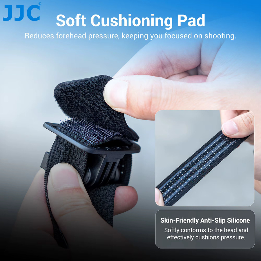 JJC Magnetisches Kopfband für DJI Osmo Nano Action Camera, Verstellbarer POV-Halter mit Schnellverschluss, Schwarz - Bild 6