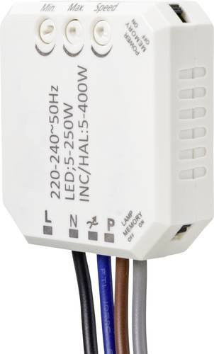 Sygonix SY-4697884 Unterputz Dimmer in Weiß für LED, Halogen und Glühlampen - Bild 1