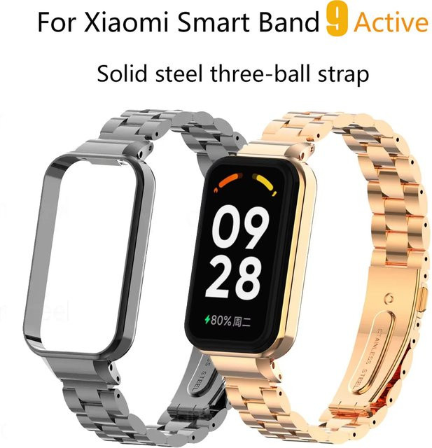 Uhrenarmband Edelstahl für Xiaomi Mi Band 9 - Bild 1