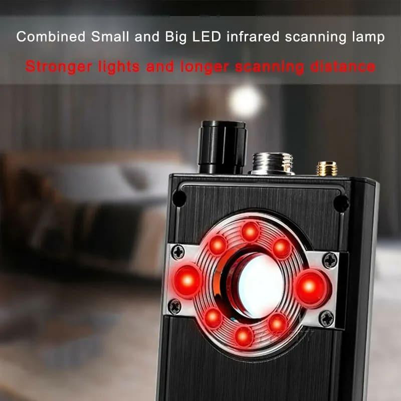 LS VISION Anti-Spionage-Kamera-Detektor K68 Bug-Scanner und RF-Signalkamera-Finder für versteckte Gadgets und GPS-Tracker in Schwarz - Bild 11