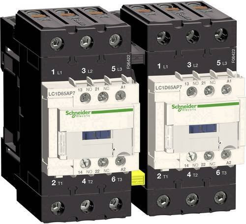 Schneider Electric LC2D65AP7 Wendeschützkombination in Schwarz - Bild 1