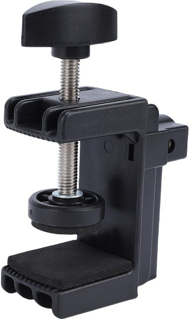 Igeteck Schreibtischklemme für Auslegerhalterungen aus Aluminiumlegierung und ABS, Farbe: Schwarz, Klemmbereich: 4 cm - Bild 1