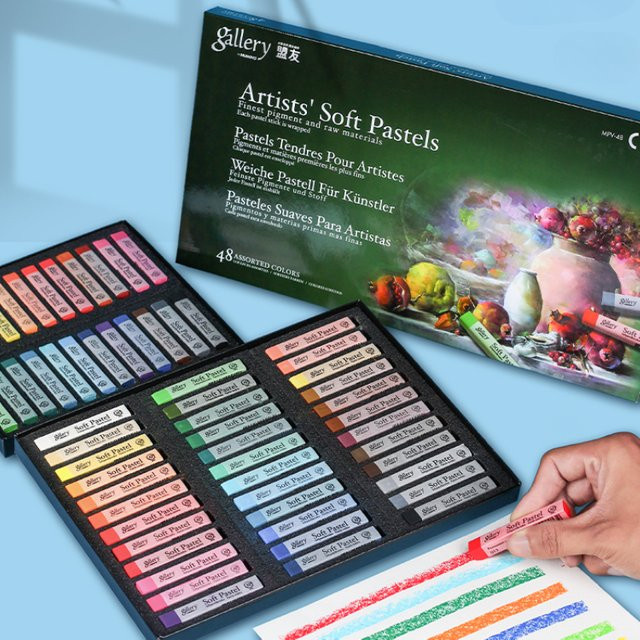 Mungyo Gallery Ölpastellkreiden für Profis, 48 Farben, Mehrfarbig - Bild 1