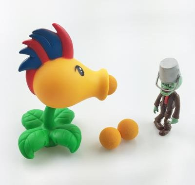 Yiran toy 1 Plants vs Zombies Erbsenschießer Actionfigur PVC 32 Arten - Bild 1