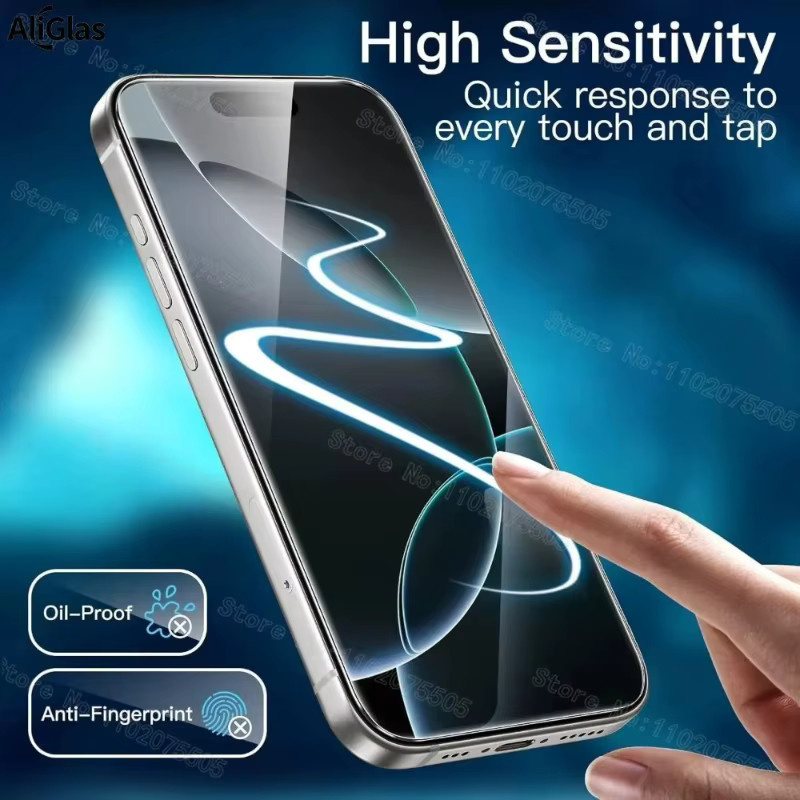 AliGlas Ultra HD Displayschutzfolie aus gehärtetem Glas für Xiaomi 17 Ultra, transparent, kratzfest und kompatibel mit Fingerabdruckentsperrung - Bild 2