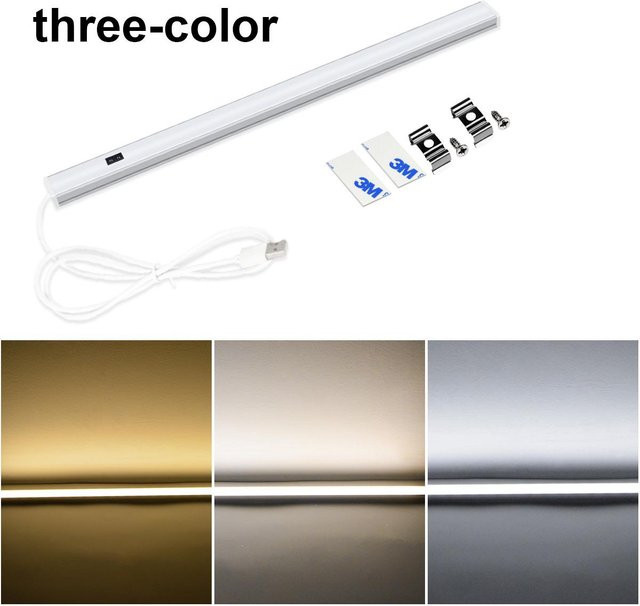 Lcamaw Lighting LED Smart Schrankleuchte mit Bewegungssensor, Weiß, Länge: 50 cm - Bild 1