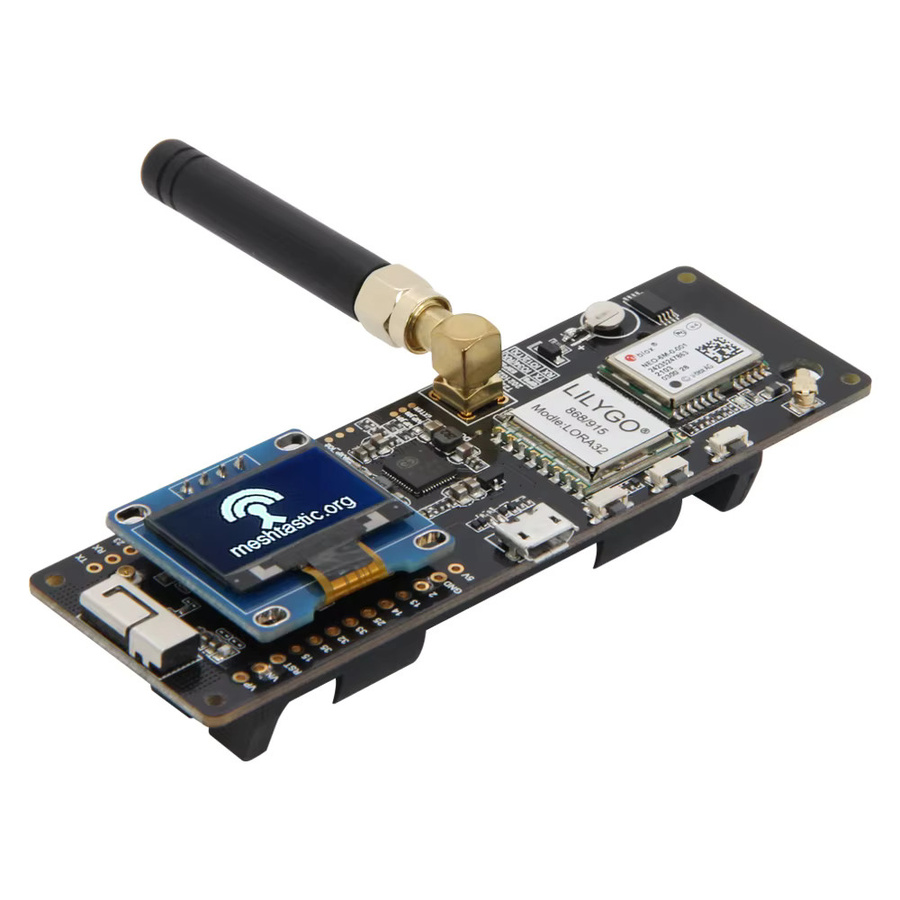 LILYGO TTGO Meshtastic T-Beam V1.2 ESP32 LoRa Entwicklungsboard mit WiFi, Bluetooth, GPS und OLED Display in Schwarz - Bild 3