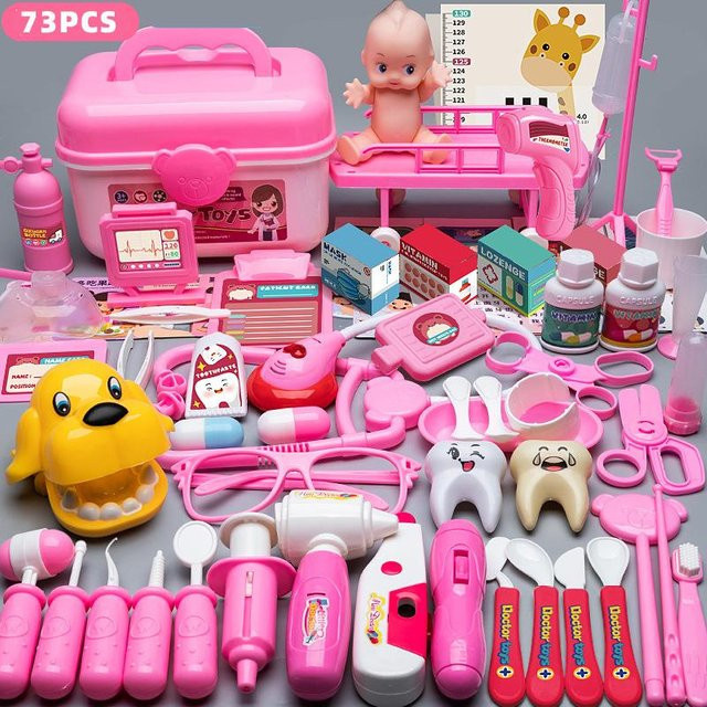 Kinder Arzt Spielset, Simulation Krankenschwester Spielzeug, ab 3 Jahre - Bild 1