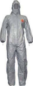 DuPont Tychem 6000 F Schutzoverall Typ 3/4/5/6, grau, Unisex, Größe: M - Bild 1