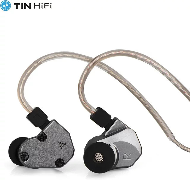 Tinhifi C2 In-Ear-HiFi-Kopfhörer Mech Warrior in Grau mit dynamischem LCP-PU-Composite-Membran-Treiber und CNC-Metallgehäuse - Bild 1