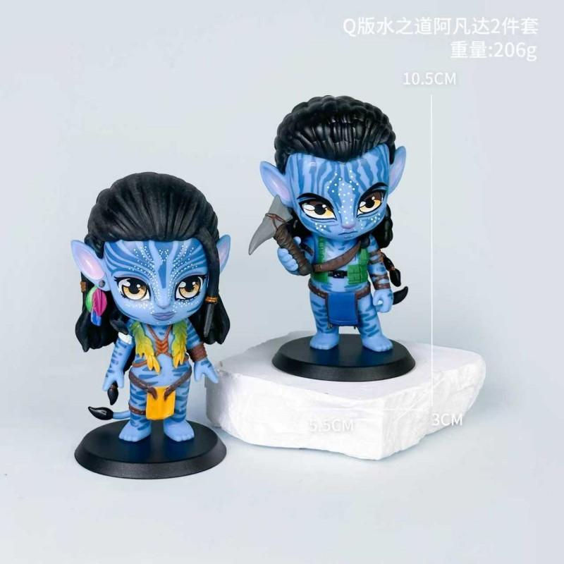 Fashnics Avatar 2 Neytiri & Jake Sully PVC Figur, Multicolor, Höhe: 12 cm - Bild 2