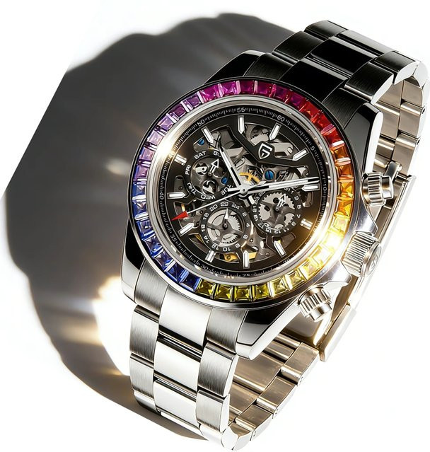 PAGANI DESIGN Chronograph, Automatik, Edelstahl, Bunt, Herren - Bild 1