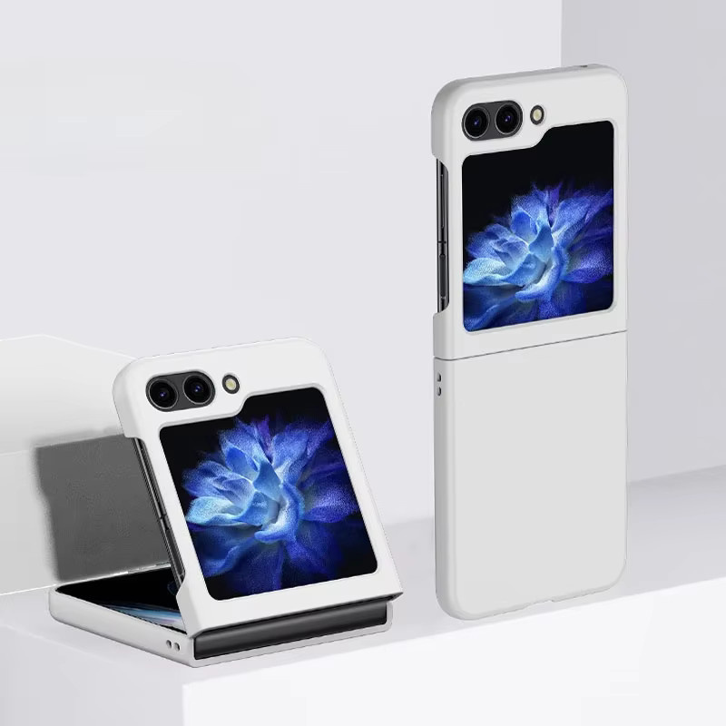 Stoßfeste Hartschalen-Handyhülle mit Hautgefühl für Samsung Galaxy Z Flip 7, 6, 5, 4 und 3 in Grün - Bild 2