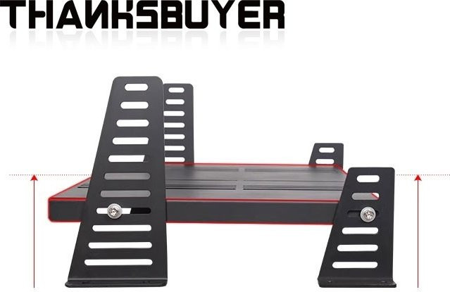 Simplayer Extended Sim Racing Pedalhalterung für 30x40mm Aluminiumprofile und ARTcockpit PRO Rahmen, Schwarz - Bild 1