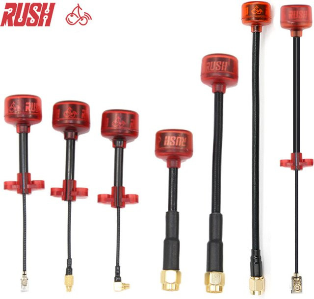 Rush Cherry FPV 5,8G Antenne in Rot mit SMA Stecker für Racing Drohnen und Quadcopter (LHCP/RHCP) - Bild 1