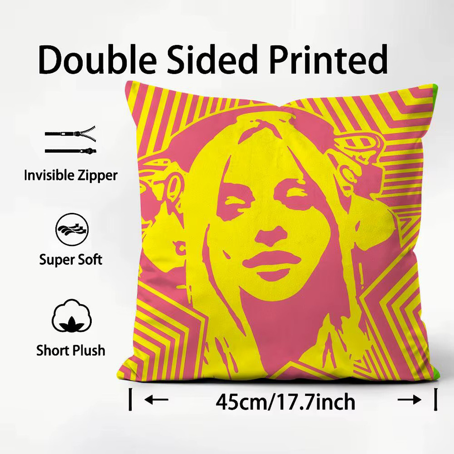 Hysteric Glamour Kissenbezug mit Muster in Black5 und Multicolor für dein Wohnzimmer oder Schlafzimmer - Bild 2