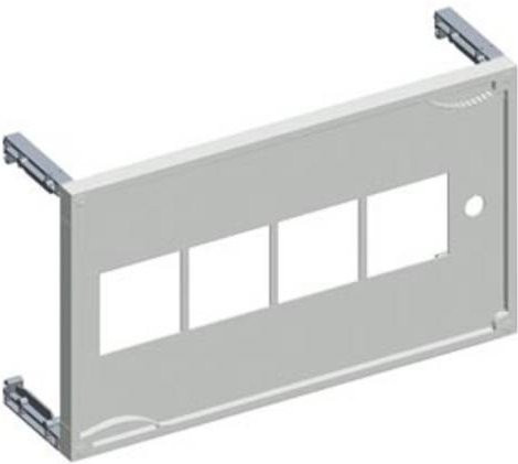Siemens ALPHA Verteiler für Messgeräte H300 B500, 4 Messgeräte 96 x 96 mm, 1 Umschalter Leistungsschalter-Bausatz, Kunststoff, Grau - Bild 1