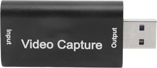 Koogeelife HDMI USB Videoaufnahmekarte für 4K und 1080P 30FPS in Schwarz - Bild 1