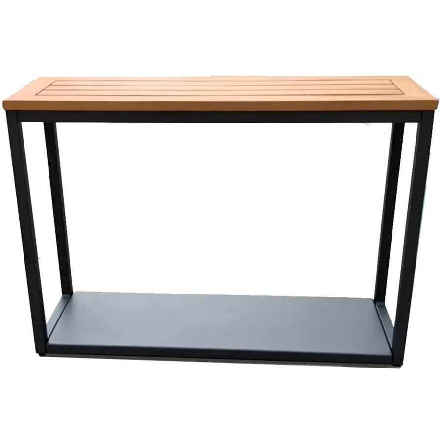 Acamp Klapptisch rechteckig aus Holz in Anthrazit, B/T: 49 x 49 cm - Bild 2