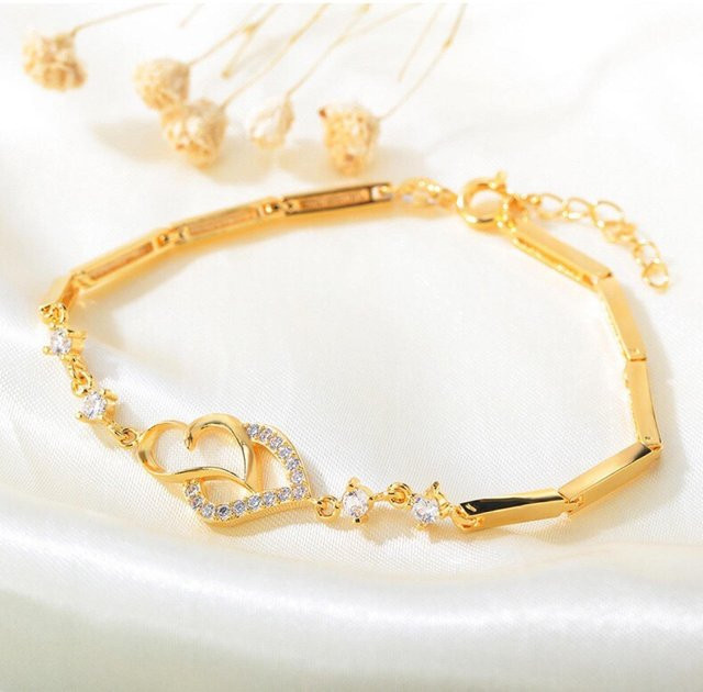 Allbestart Armband, 24K vergoldet, goldgelb, Damen - Bild 1