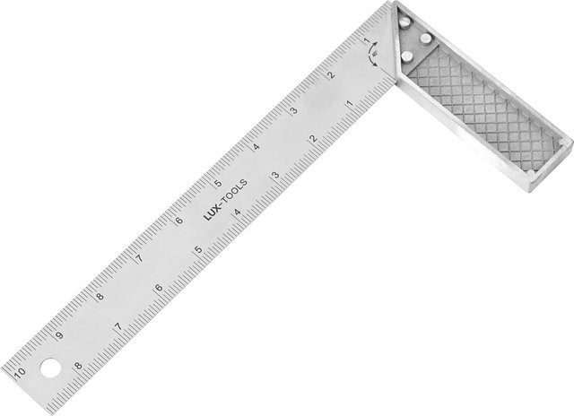 LUX-TOOLS Anschlagwinkel Silber, Breite: 25 cm - Bild 1