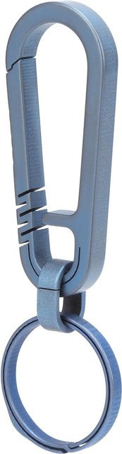 Fishine Schlüsselanhänger Titanlegierung, Karabiner, Blau, Gray, Unisex - Bild 1