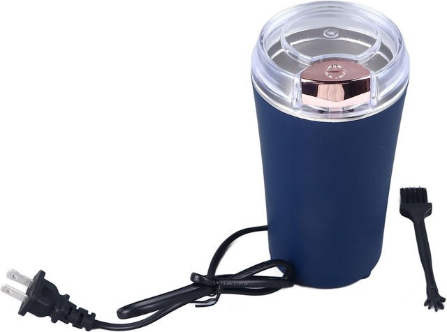 Elektrische Kaffeemühle CosyHome 200W in Grau mit 80g Fassungsvermögen für Bohnen, Kräuter und Gewürze mit Edelstahlklingen - Bild 1