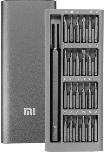 Xiaomi Mijia 24-in-1 Präzisions-Schraubendreher Set in Grau mit Aluminiumgehäuse - Bild 1