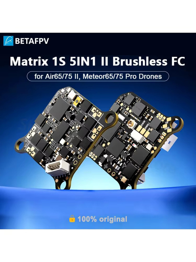BETAFPV Matrix 1S Brushless Flight Controller 5IN1 V2 mit 12A Dauerbetriebs-ESC in Schwarz für Air65/75 II FPV Drohnen - Bild 5