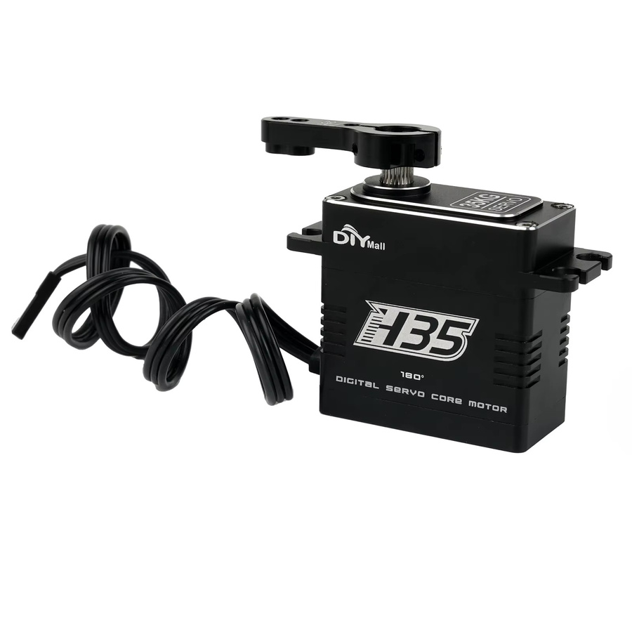 wishiot Digitales Servo, Metall, 35 kg, wasserdicht, 8,4 V - Bild 1