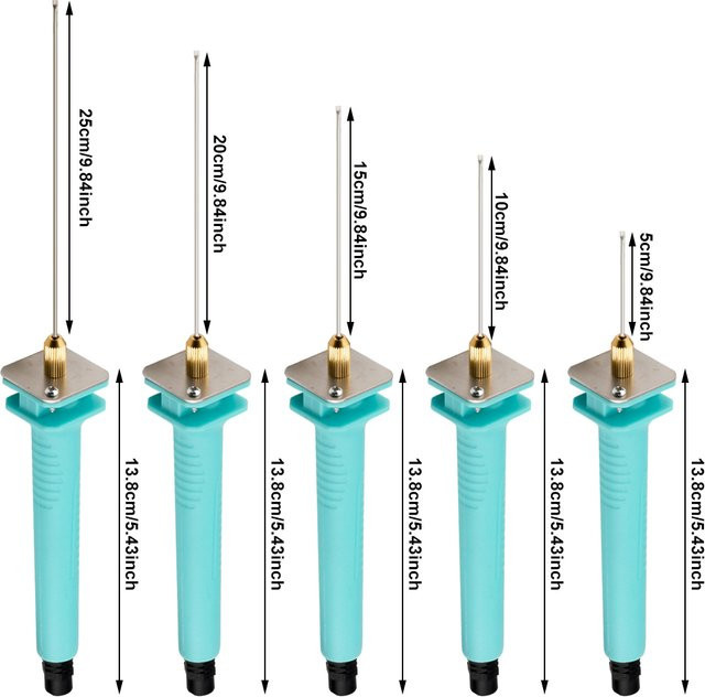 Elektrischer Schaum Cutter Stift mit einstellbarer Temperatur für Polystyrol und Styropor, Tragbare DIY Schneidemaschine, Farbe: Türkis - Bild 1
