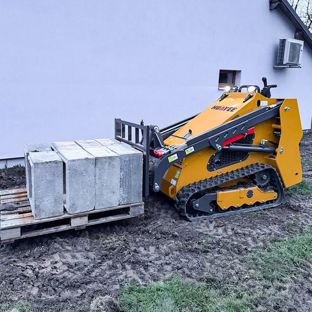 Huayee Multifunktionaler Kompaktlader Mini-Kompaktlader in Gelb CE-Zertifiziert Gemäß Euro 5 Standard - Bild 1
