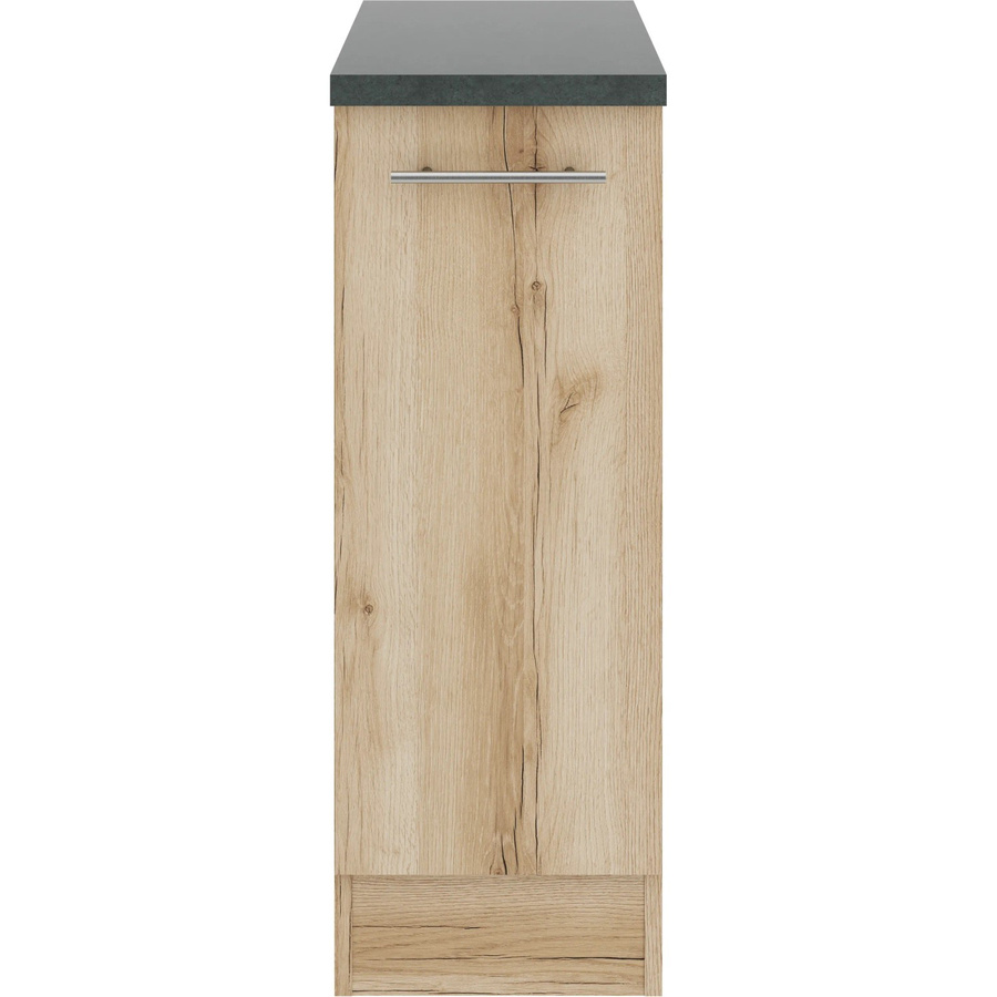 OPTIFIT Livorno290 Küchen-Unterschrank in Wildeiche Nachbildung und Anthrazit - Bild 2