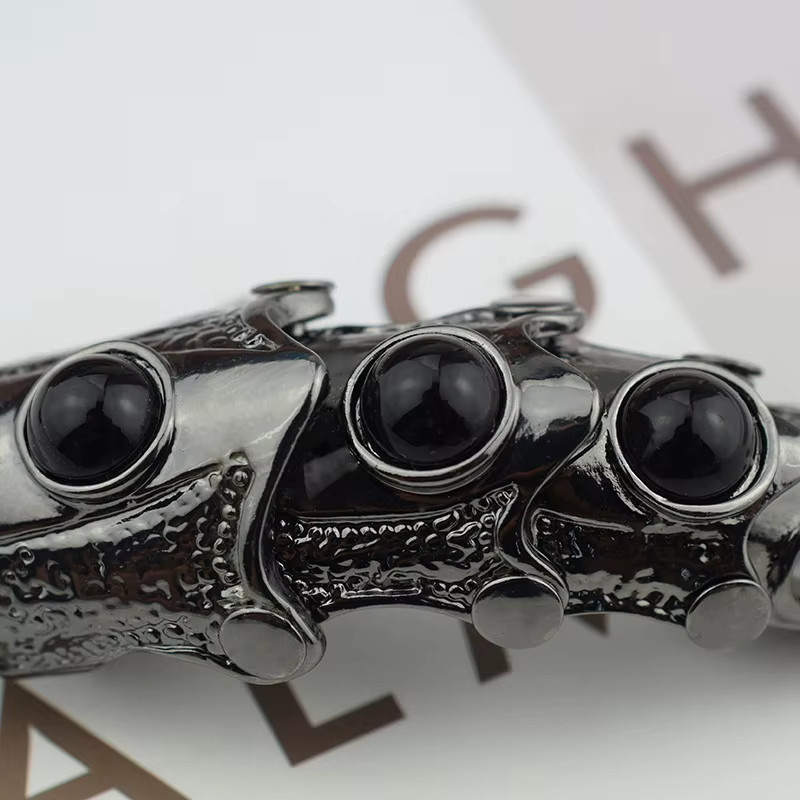 Velishy Ring, Drachen Schädel, Silber, Unisex - Bild 4