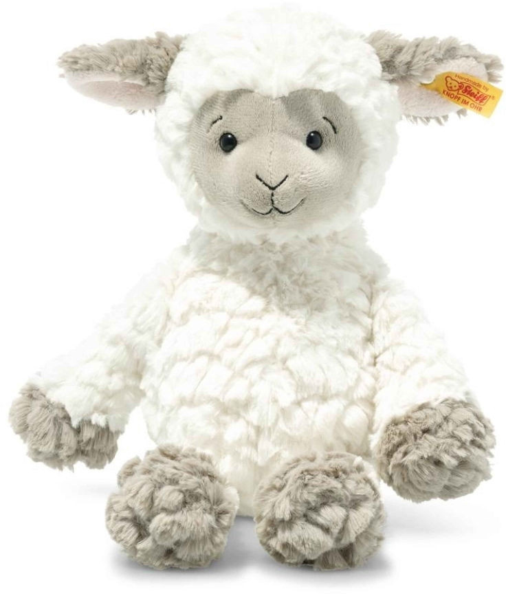 Steiff Lamm Lita, Plüschtier, weiß/braungrau, 30cm - Bild 1