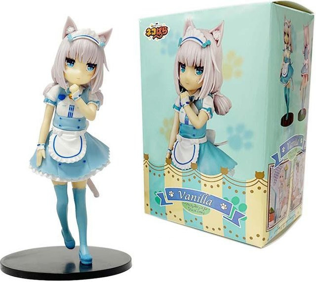 Nekopara Anime Katzenmädchen Figur Chocolates Vanilla, 18cm, ab 14 Jahren - Bild 1