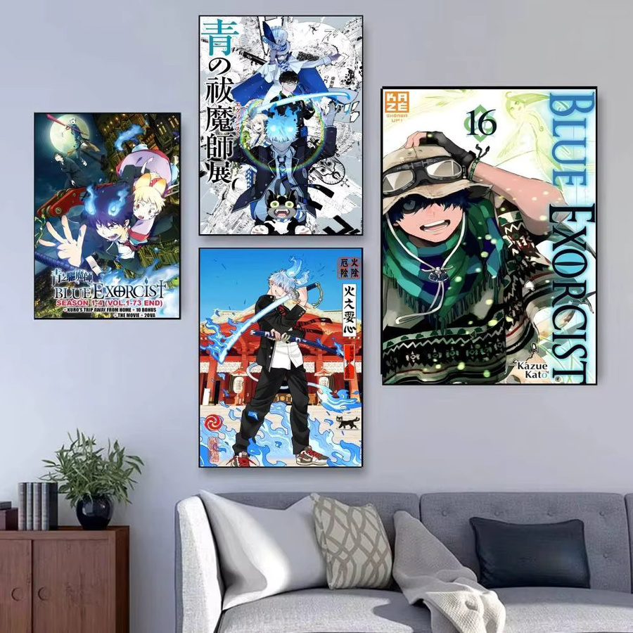 Wasserdichter Blue Exorcist Poster Aufkleber von Moetch in Multicolour für Wohnzimmer und Schlafzimmer - Bild 2