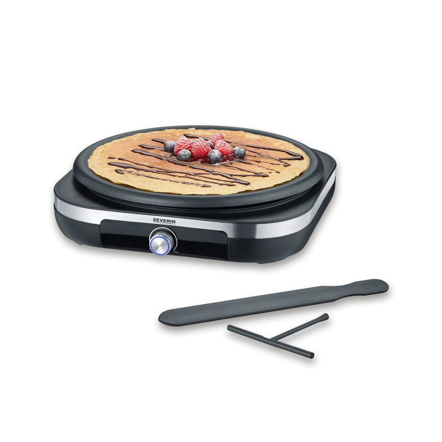 Severin Crêpes-Maker CM 2199 in Schwarz und Silber aus Edelstahl und Kunststoff - Bild 5