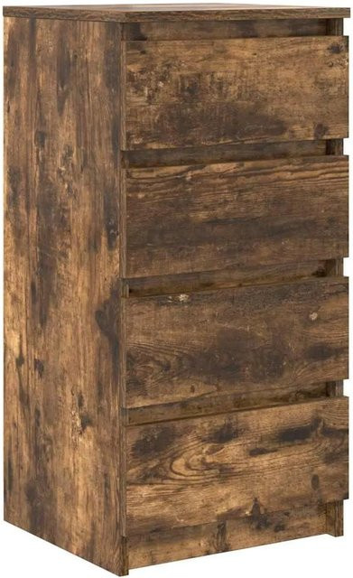 vidaXL Sideboard Räuchereiche in Braun aus Holzwerkstoff B: 37,5 cm, T: 35,0 cm, H: 76,0 cm - Bild 1
