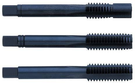 Exact 00340 Handgewindebohrer-Set 3teilig metrisch M18 2.5mm HSS-E Cobalt Schwarz - Bild 1
