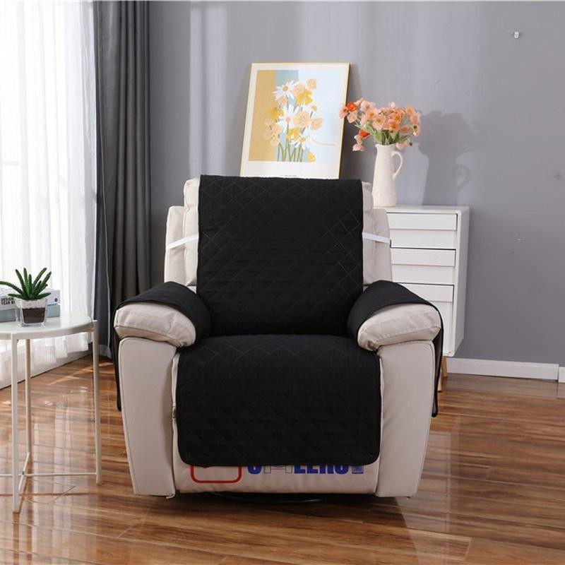 Wasserdichter Bezug für Liegestühle und Sessel mit verstellbarem Gummiband, Fleckgeschützter Möbelschutz aus Mikrofaser für Sofa und Couch - Bild 4