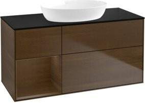 V&B Waschtischunterschrank Finion in Walnuss Braun Breite: 120 cm, Tiefe: 50,1 cm, Höhe: 50,1 cm - Bild 1