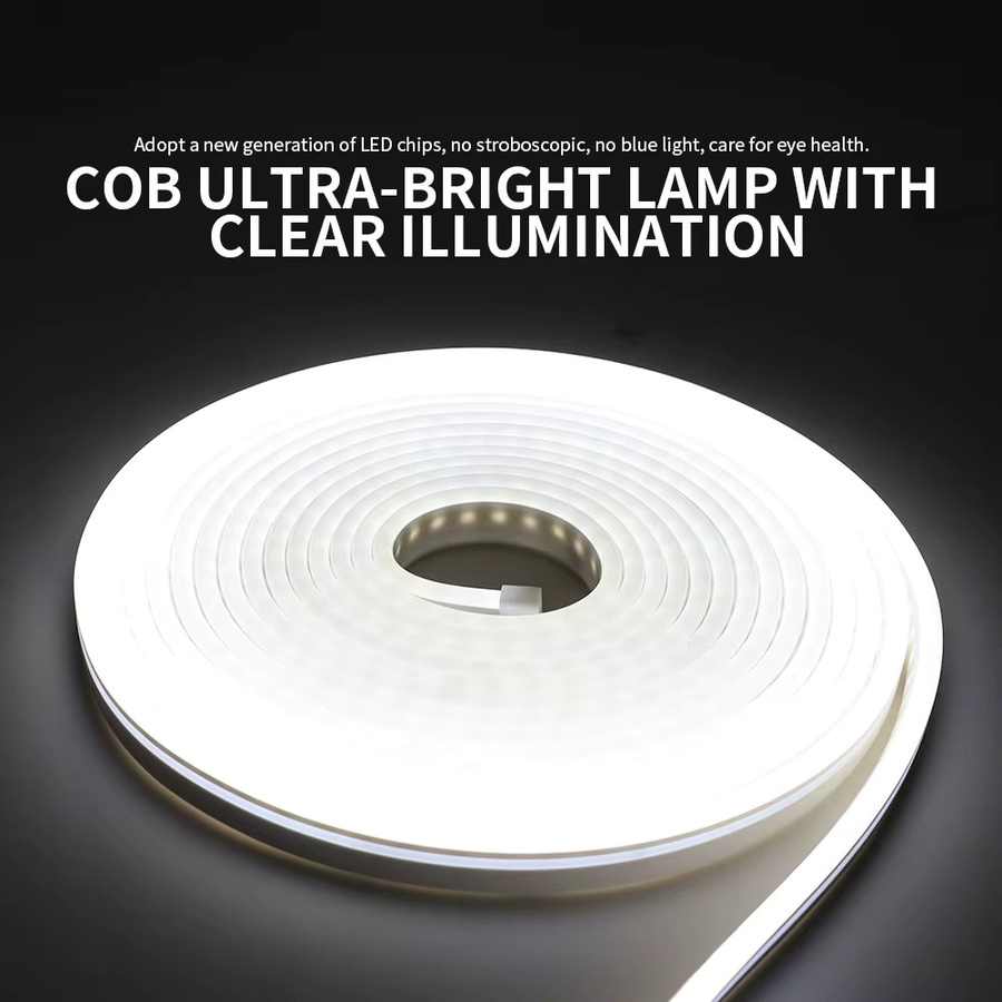 Universeller LED COB Lichtstreifen aus Silikon für die Auto-Innenraumbeleuchtung in Weiß - Bild 6