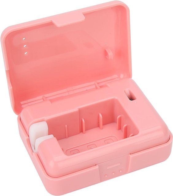 GoolRC Tragbarer Wandmontierter Ultraviolett Zahnbürstenkopfhalter Reinigungsmaschine in Rosa - Bild 1