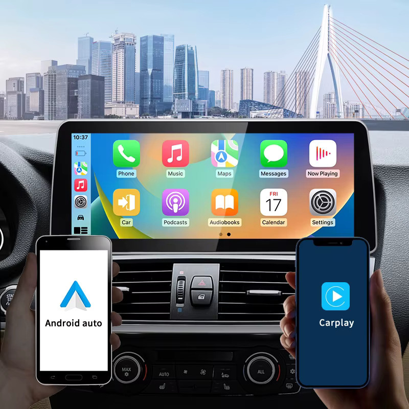 STWEI Android Multimedia System für BMW X3 F25 X4 F26 CIC NBT mit 12,3 Zoll Display, Wireless CarPlay, WiFi, Bluetooth und GPS, Schwarz - Bild 3